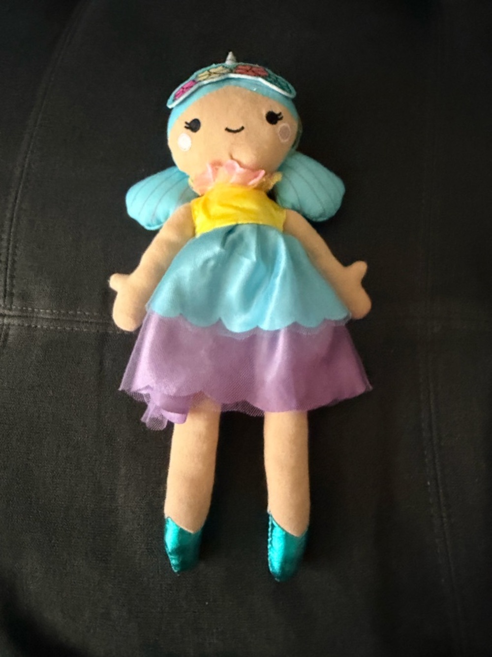 Target Plush Fairy Doll - Teal, Purple & Yellow